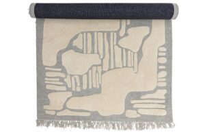 &Scaron;ed&yacute; vlněn&yacute; koberec Bloomingville Napoli 140 x 200 cm