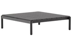 &Scaron;ed&yacute; zahradn&iacute; konferenčn&iacute; stolek Kave Home Sorells 91 x 89 cm