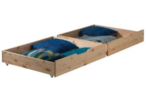 Set dvou borovicov&yacute;ch z&aacute;suvek k posteli Vipack Pino 97