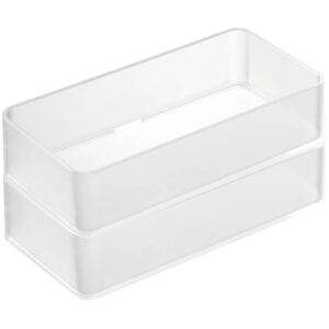 Set dvou plastov&yacute;ch organiz&eacute;rů Yamazaki Tower 16 x 8 cm