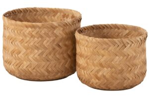 Set dvou &uacute;ložn&yacute;ch ko&scaron;ů z př&iacute;rodn&iacute;ho vl&aacute;kna J-Line Raphail 39/34 cm