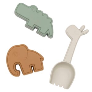 Set tř&iacute; barevn&yacute;ch hraček na p&iacute;sek Done by Deer Deer friends