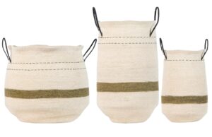 Set tř&iacute; b&eacute;žov&yacute;ch &uacute;ložn&yacute;ch ko&scaron;ů Quax Natural