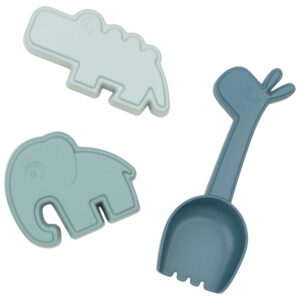 Set tř&iacute; modr&yacute;ch hraček na p&iacute;sek Done by Deer Deer friends