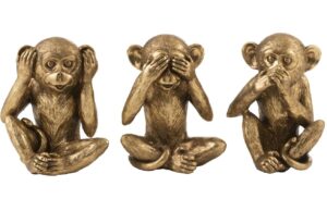 Set tř&iacute; zlat&yacute;ch so&scaron;ek J-line Apolo