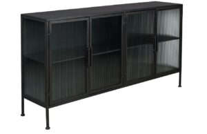 Skleněn&aacute; vitr&iacute;na DUTCHBONE Boli 150 x 35 cm