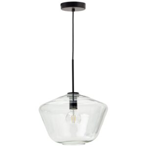 Skleněn&eacute; z&aacute;věsn&eacute; světlo Kave Home Mao 34 cm