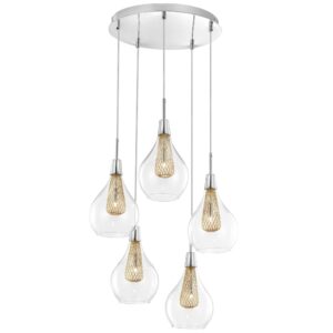 Skleněn&eacute; z&aacute;věsn&eacute; světlo Nova Luce Filo 37 cm