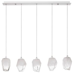 Skleněn&eacute; z&aacute;věsn&eacute; světlo Nova Luce Ice 84 cm