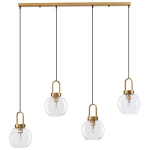 Skleněn&eacute; z&aacute;věsn&eacute; světlo Nova Luce Irvine 97