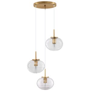 Skleněn&eacute; z&aacute;věsn&eacute; světlo Nova Luce Maeve 30 cm