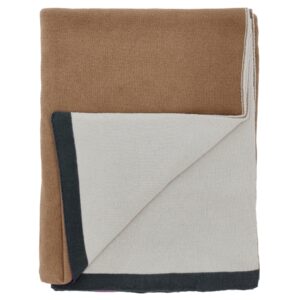 S&ouml;dahl Hněd&yacute; bavlněn&yacute; přehoz Impression 130 x 170 cm