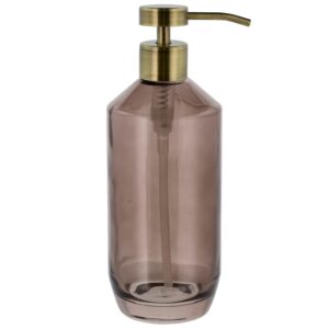 S&ouml;dahl Hněd&yacute; skleněn&yacute; d&aacute;vkovač m&yacute;dla Vintage