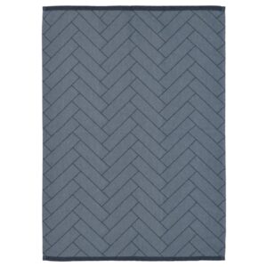 S&ouml;dahl Modr&aacute; bavlněn&aacute; utěrka Tiles 50 x 70 cm