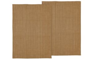 S&ouml;dahl Sada dvou hněd&yacute;ch bavlněn&yacute;ch utěrek Stripes 70 x 50 cm