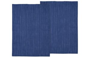 S&ouml;dahl Sada dvou modr&yacute;ch bavlněn&yacute;ch utěrek Stripes 70 x 50 cm