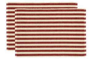 S&ouml;dahl Set dvou červen&yacute;ch prost&iacute;r&aacute;n&iacute; Stripe 48 x 33 cm