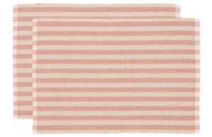 S&ouml;dahl Set dvou růžov&yacute;ch prost&iacute;r&aacute;n&iacute; Stripe 48 x 33 cm