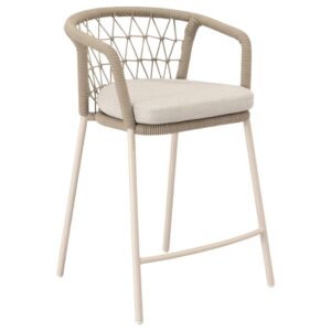 Somcasa B&eacute;žov&aacute; kovov&aacute; barov&aacute; židle Edwin 65 cm