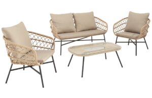 Somcasa B&eacute;žov&yacute; zahradn&iacute; set pohovky