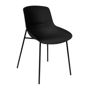 Somcasa Čern&aacute; plastov&aacute;  j&iacute;deln&iacute; židle Diletta