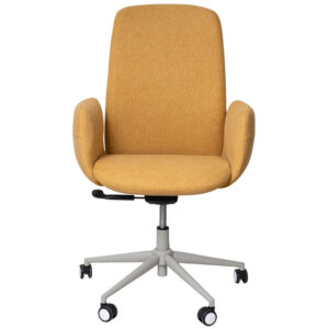 Somcasa Žlut&aacute; kancel&aacute;řsk&aacute; židle British