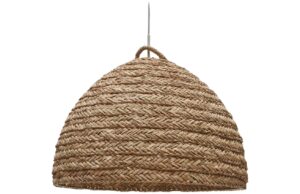 St&iacute;nidlo Kave Home Fonteta 60 cm z mořsk&eacute; tr&aacute;vy