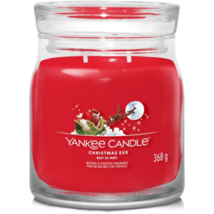 Středn&iacute; vonn&aacute; sv&iacute;čka Yankee Candle Christmas Eve Signature