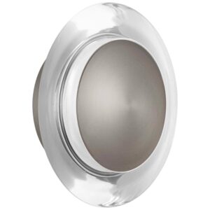 Stř&iacute;brn&eacute; kovov&eacute; n&aacute;stěnn&eacute; LED světlo Nova Luce Airida