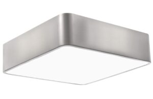 Stř&iacute;brn&eacute; stropn&iacute; světlo Nova Luce Ragu 36 x 36 cm