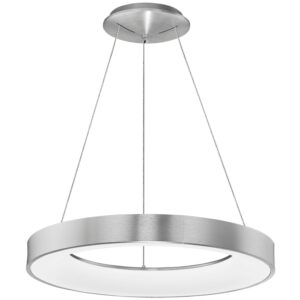Stř&iacute;brn&eacute; z&aacute;věsn&eacute; LED světlo Nova Luce Rando Thin 60 cm