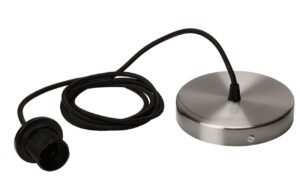 Stř&iacute;brn&yacute; nap&aacute;jec&iacute; kabel ke světlům UMAGE Rosette 210 cm