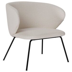 Světle b&eacute;žov&eacute; čalouněn&eacute; křeslo Somcasa Ancona