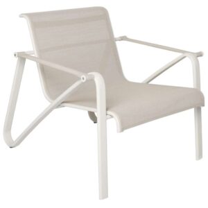 Světle b&eacute;žov&eacute; l&aacute;tkov&eacute; zahradn&iacute; křeslo No.105 Mindo
