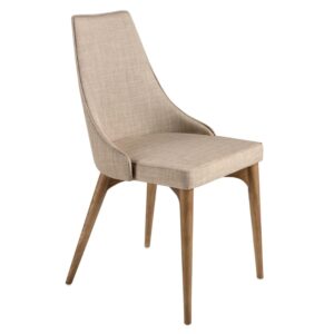 Světle hněd&aacute; čalouněn&aacute; j&iacute;deln&iacute; židle Angel Cerd&aacute; No. 4032