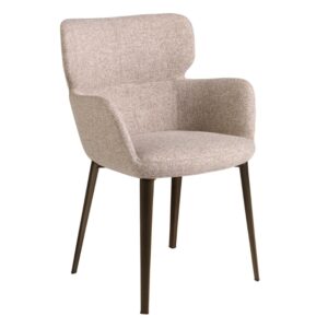 Světle hněd&aacute; čalouněn&aacute; j&iacute;deln&iacute; židle Angel Cerd&aacute; No. 4104