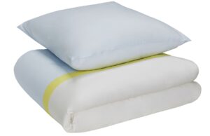 Světle modr&aacute; bavlněn&aacute; sada povlečen&iacute; H&uuml;bsch Block 140 x 220 cm