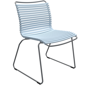 Světle modr&aacute; plastov&aacute; zahradn&iacute; židle HOUE Click