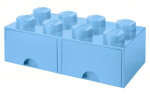 Světle modr&yacute; &uacute;ložn&yacute; box LEGO&reg; Storage 25 x 50 cm