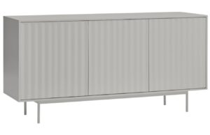 Světle &scaron;ed&aacute; lakovan&aacute; komoda Teulat Sierra 159 x 42 cm
