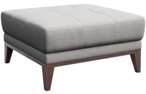 Světle &scaron;ed&aacute; l&aacute;tkov&aacute; podnožka MESONICA Musso Tufted