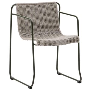 Světle &scaron;ed&aacute; zahradn&iacute; j&iacute;deln&iacute; židle Kave Home Maurina