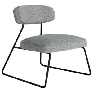 Světle &scaron;ed&eacute; čalouněn&eacute; křeslo Somcasa Nicosia