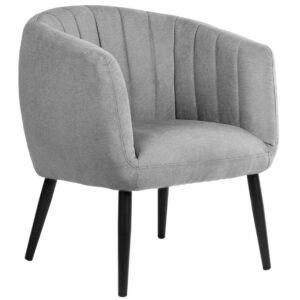 Světle &scaron;ed&eacute; l&aacute;tkov&eacute; křeslo Somcasa Venice