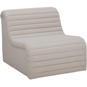 Světle &scaron;ed&eacute; l&aacute;tkov&eacute; lounge křeslo Bloomingville Allure