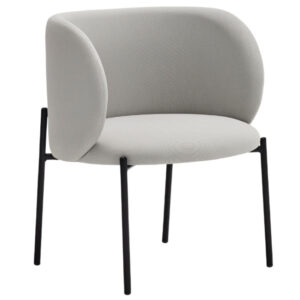 Světle &scaron;ed&eacute; l&aacute;tkov&eacute; lounge křeslo Teulat Mogi