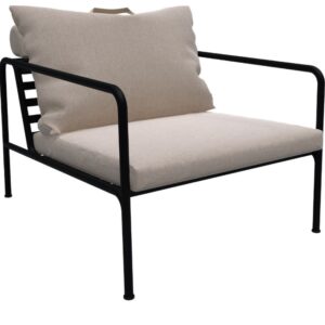 Světle &scaron;ed&eacute; l&aacute;tkov&eacute; zahradn&iacute; křeslo HOUE Avon