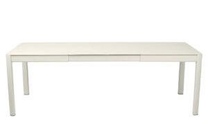 Světle &scaron;ed&yacute; kovov&yacute; rozkl&aacute;dac&iacute; zahradn&iacute; stůl Fermob Ribambelle 149/234 x 100 cm