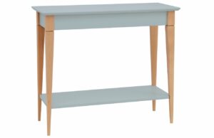 Světle &scaron;ed&yacute; lakovan&yacute; toaletn&iacute; stolek RAGABA MIMO 85 x 35 cm