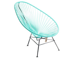 Světle tyrkysov&eacute; zahradn&iacute; křeslo Acapulco